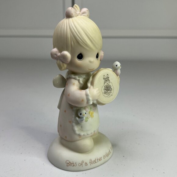 Birds Of A Feather Collect Together 1986 Precious Moments Figurine - Picture 7 of 11